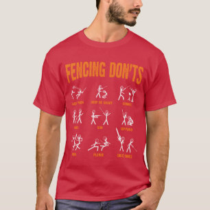 Camiseta Payasos de esgrima no hacen deporte de esgrima esg