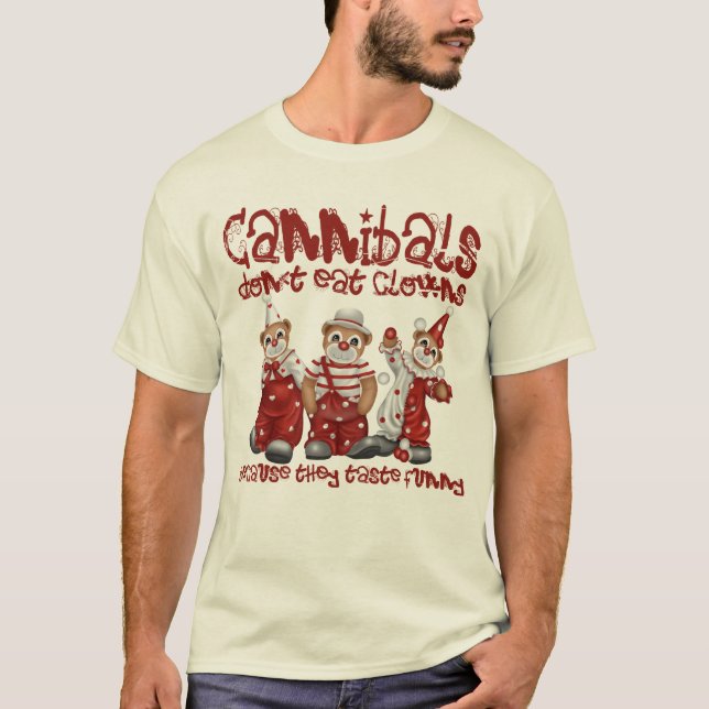 Camiseta Payasos y caníbales (Anverso)