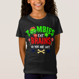 Camiseta Payasos zombies de Halloween comen cerebros Estás 