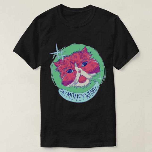 Camiseta PaymoneyWubby Cat   (Diseño del anverso)
