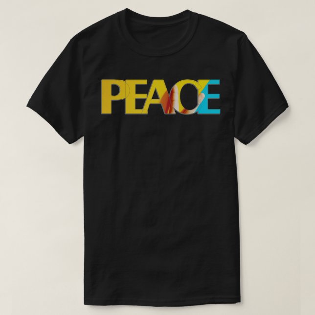 CAMISETA PAZ (Diseño del anverso)