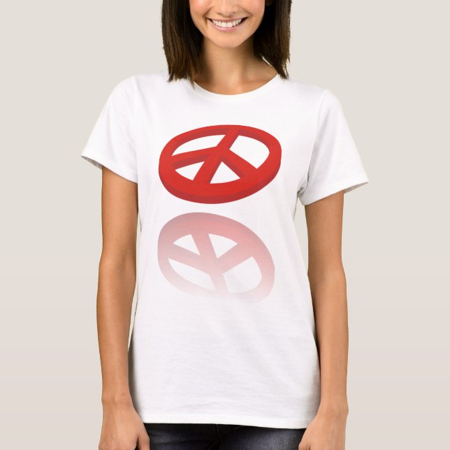 Camiseta Paz 3D / reflexión (Anverso)