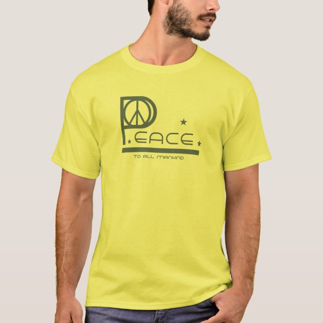 Camiseta Paz a toda la humanidad (Anverso)