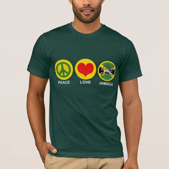 Camiseta Paz Amar Jamaica (Anverso)