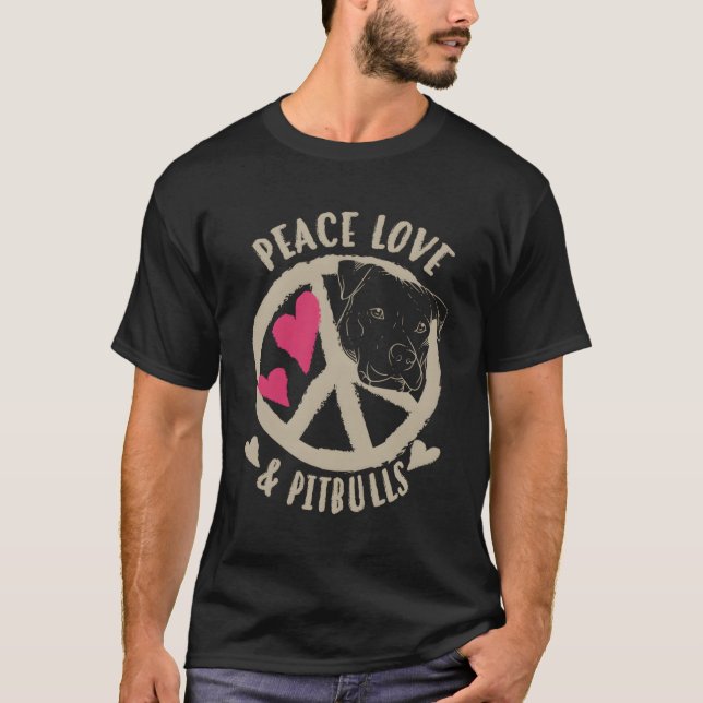Camiseta Paz Amar Pitbulls Y (Anverso)