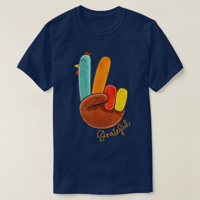 Camiseta Paz Amar Turquía agradeció Rótulo de mano a Turquí (Diseño del anverso)