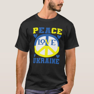 Camiseta Paz Amar Ucrania - Apoyar Ucrania