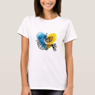 Camiseta Paz Amar Ucrania Nightingale