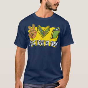Camiseta Paz Amor 1º Grado De Volvimiento A Estudiantes Cut