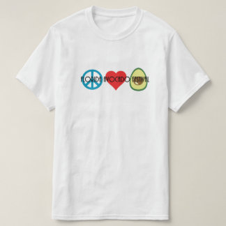 Camiseta Paz, Amor, Aguacate - Florida