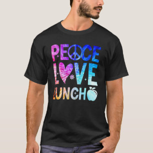 Camiseta Paz amor almuerzo señora retro groovy almuerzo señ