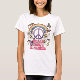 Camiseta Paz, amor, amabilidad