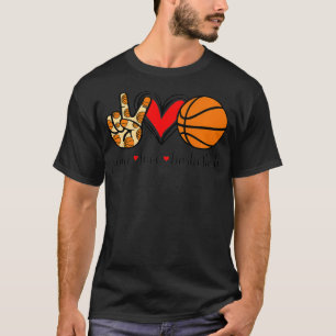 Camiseta Paz Amor Baloncesto Niños Equipo Deportivo Entrena