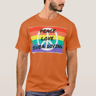 Camiseta Paz Amor Buceo Scuba 1
