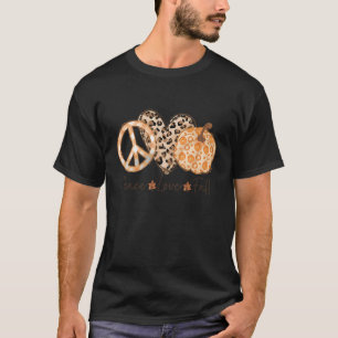 Camiseta Paz Amor Caída Calabaza Jugar Familia Pajama Graci