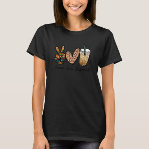 Camiseta Paz Amor Chismecito Pero Primer Cafecito México Co