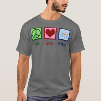 Camiseta Paz Amor Ciencia
