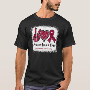 Camiseta Paz Amor Cura Célula de Enfermedad Conciencia Borg