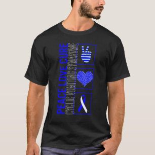 Camiseta Paz Amor Cura Síndrome de Vómitos Cíclicos Concien