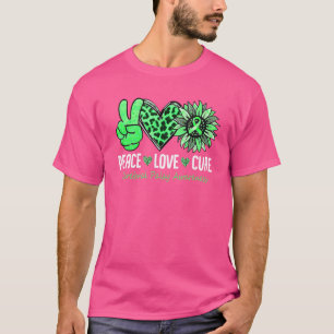 Camiseta Paz Amor Curar Parálisis Cerebral Conciencia Sol V