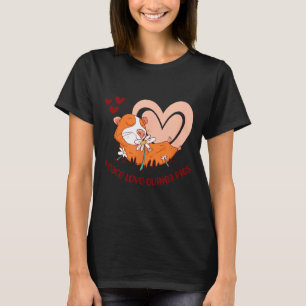 Camiseta Paz Amor Cuyes Dicho Divertido Para Cuy
