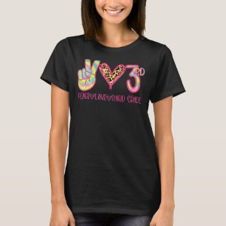 Camiseta Paz Amor Escuadrón De Tercer Grado De Vuelta A Las