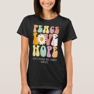 Camiseta Paz Amor Esperanza Complejo de Dolor Regional Crp