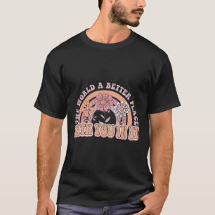 Camiseta Paz Amor Esperanza Conciencia sobre Salud Mental C