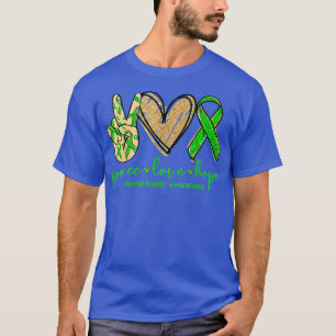 Camiseta Paz Amor Esperanza Concienciación sobre salud ment