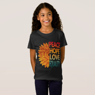 Camiseta PAZ AMOR ESPERANZA IGUALDAD