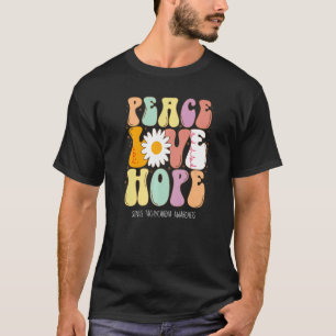 Camiseta Paz Amor Esperanza Sinusitis Taquicardia Concienci