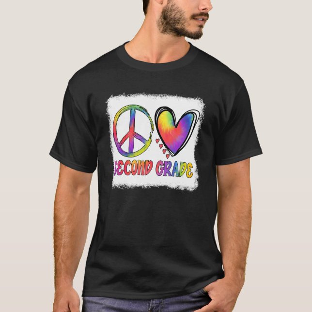 Camiseta Paz Amor estudiante de segundo grado de maestría d (Anverso)