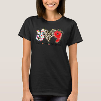 Camiseta Paz Amor Estudiantes De 9º Grado Profesor Volver A