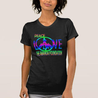Camiseta Paz, Amor, Fundación Amanda