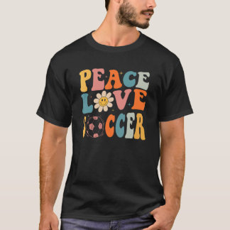 Camiseta Paz Amor Fútbol Gran Deporte Fútbol Fan Sonrisa Da