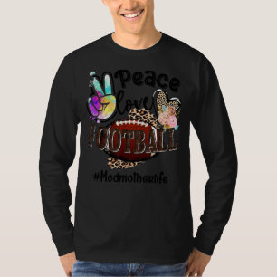 Camiseta Paz Amor Fútbol Madre Vida Abuela Leo