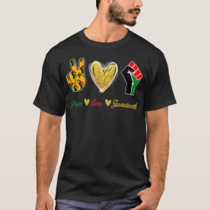 Camiseta Paz Amor Junetdecil