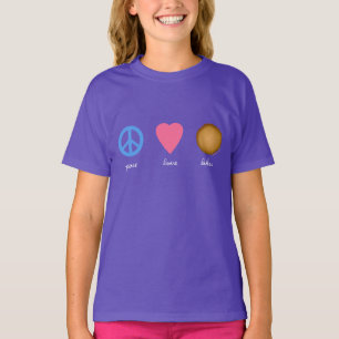 Camiseta Paz - amor - Latkes