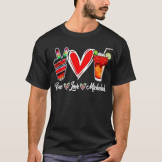 Camiseta Paz Amor Micheladas Cerveza Mexicana Michelada Hip