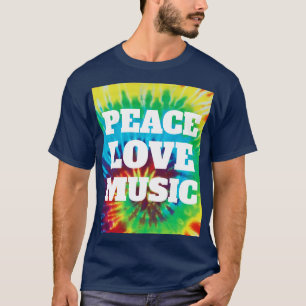 Camiseta Paz Amor Música