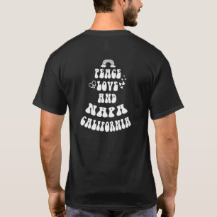 Camiseta Paz Amor Napa California Lugar de origen Ca Estado