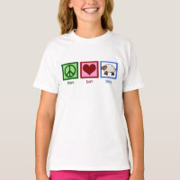 Paz Amor Oveja Niños Cute