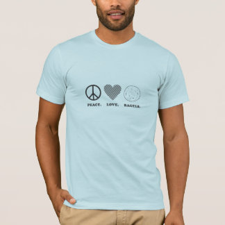 Camiseta Paz. Amor. Panecillos