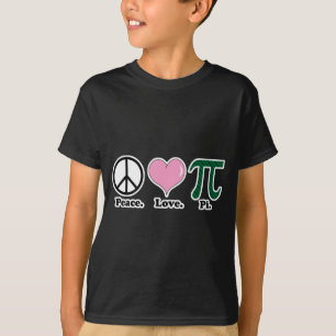 Camiseta paz amor pi