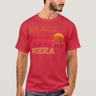 Camiseta Paz Amor Pizza Amantes I Love Pizza 376