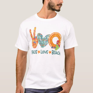 Camiseta Paz Amor Playa