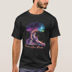 Camiseta Paz Amor Poesía Poesía Poesía y Libro