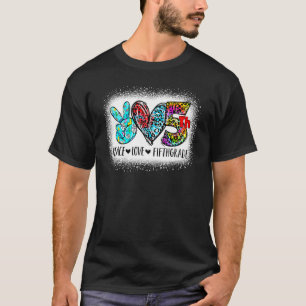 Camiseta Paz Amor Quinto Grado De Regreso A La Escuela Equi