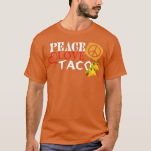 Camiseta Paz amor Tacos comida mexicana amante Cinco de May