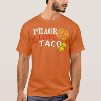 Camiseta Paz amor Tacos comida mexicana amante Cinco de May